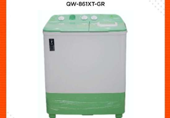 Mesin cuci 2 tabung Aqua 8 kg Tipe 861xt