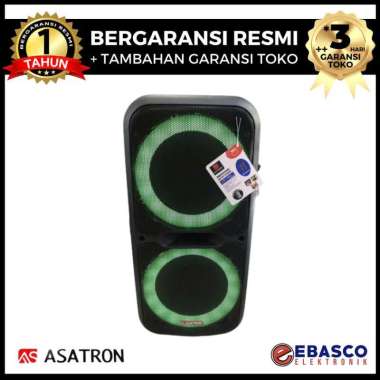 Speaker Aktif ASATRON TYPHOON - Portable Bluetooth 12 Inch
