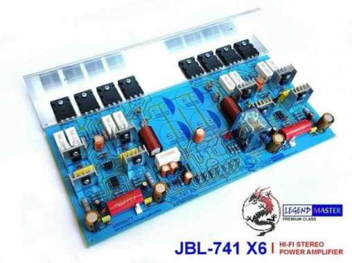 Kit Power JBL-741 X6 Power Amplifier Stereo 600W JBL741 X6 TR TOSHIBA