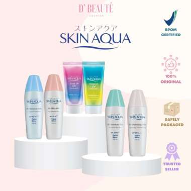 SKIN AQUA UV Sunscreen Tone Up UV Essence / UV Moisture Milk / UV Mild Milk / Moisture Gel / Whiteni