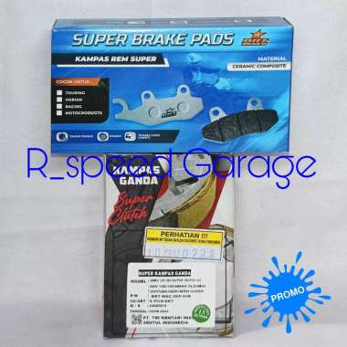 KAMPAS GANDA BRT CERAMIC COMPOSITE ADV 150 160 PCX VARIO 125 150 160 STYLO 160 VARIO 1 POT NISSIN