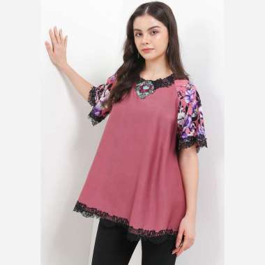 LUIRE by Raden Sirait Bbd Embos Lv Wanita Semua Ukuran Dusty Pink