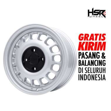 VELG HSR WHEEL BSI HSR R16X65 H4X114,3 ET42 GLOSSY SILVER GLOSSY SILVER