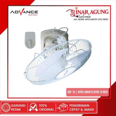 ADVANCE OBF-16 / OBF16 KIPAS ANGIN PLAFON 16 INCH - 100% ORI