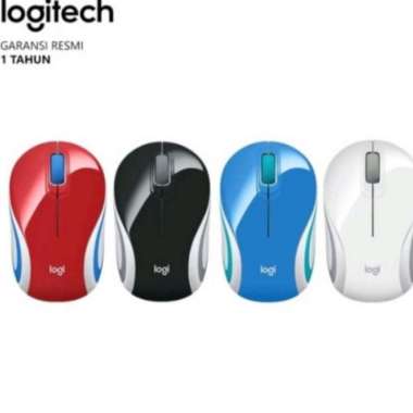 Mouse wireless Logitech M187 Putih