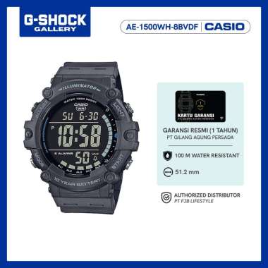 Casio Jam Tangan Pria AE-1500WH-8BVDF Sport