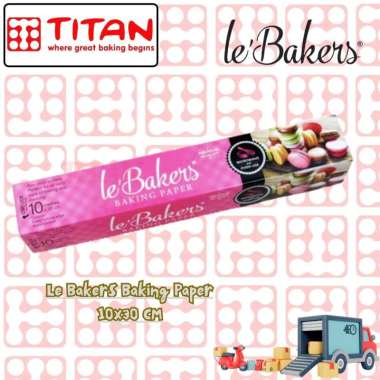 BAKING PAPER LE BAKERS UKURAN 10M X 30CM