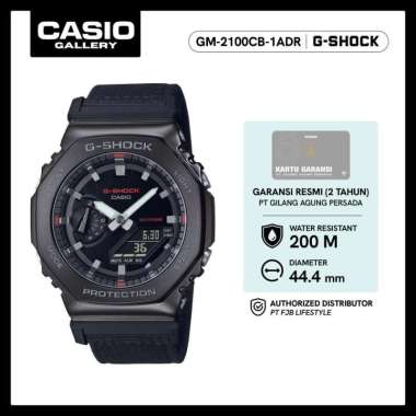 G-shock Jam Tangan Pria Original GM-2100CB-1ADR Analog Digital Black