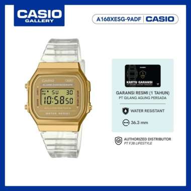 Casio Vintage A168XESG-9ADF Original Jam Tangan Unisex Digital