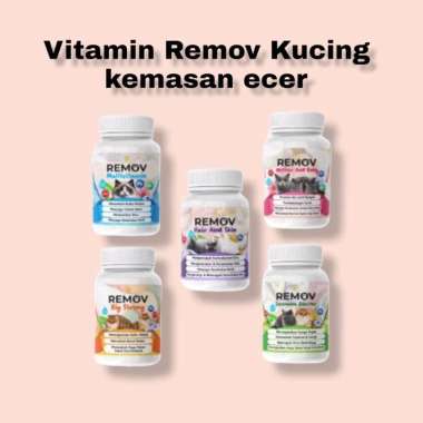 Vitamin Kucing Bulu, Gembul, Imun, mother and kitten REMOV kemasan ecer Big Strong (Gembul)