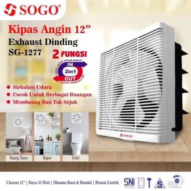 Exhaust Fan Dinding 12 inch / Hexos Fan Dinding 12"