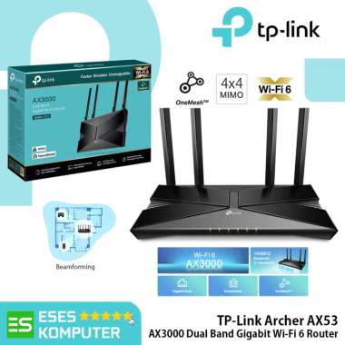 Router TP-Link Archer AX53 AX3000 Dual-Band Gigabit Wi-Fi 6 Router