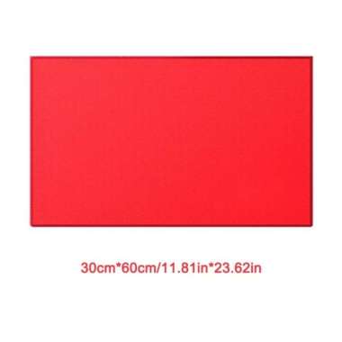 Kain Lap 2 Sisi Merah Abu Chamois Kanebo Microfiber Fiber Coral Wool Suede Premium 2in1 2 in 1 500gs