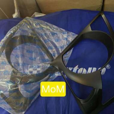Garnish Lampu Stoplamp / List Lampu Belakang Hitam Doff Honda Brio