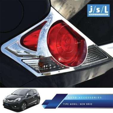 Garnish Lampu Stoplamp / List Lampu Belakang Chrome Honda New Brio