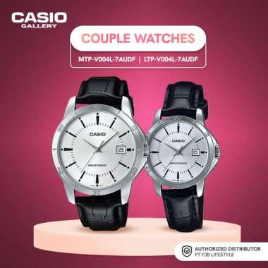 Jam Tangan Couple Casio MTP-V004L-7AUDF x LTP-V004L-7AUDF