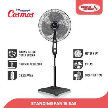 COSMOS STAND FAN KIPAS ANGIN BERDIRI 16 INCH 16 SAE
