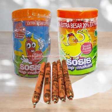 So Nice Sosis 25pcs Siap Makan Sosis Rasa Sapi Ayam Kombinasi Chicken Sosis Sonice Kemasan Kaleng So