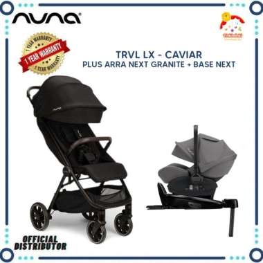 Nuna TRVL LX + Nuna Arra Next Caviar+Arra next