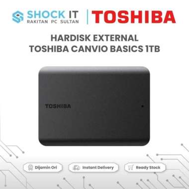 TOSHIBA CANVIO 1TB / HDD / Hardisk Eksternal / Harddisk Eksternal 25''