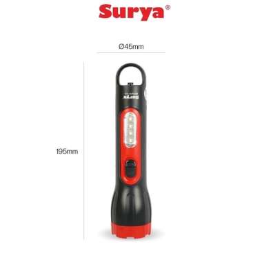 SURYA Lampu Senter Charge LED - SYT L015