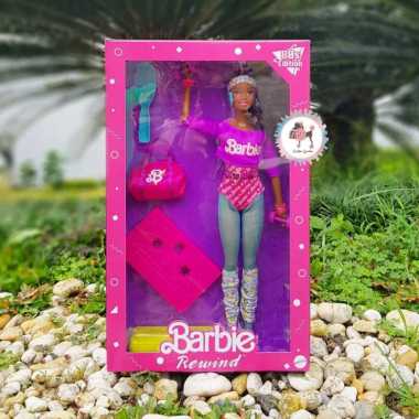 Barbie Rewind 80s Edition Workin Out Themed Doll - Brunette