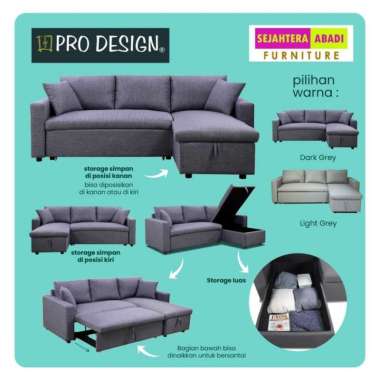 prodesign sofa camila SFC convertible sofabed multifungsi sofa bed
