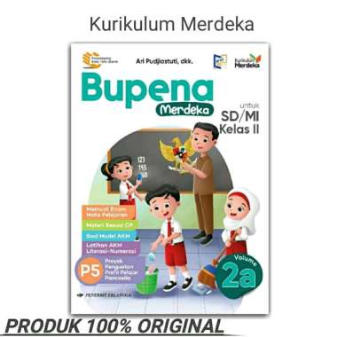 Bupena Merdeka 2A Kelas 2 SD Kurikulum Merdeka Erlangga Original