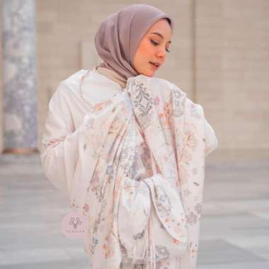 Veselka - Mukena Dewasa Yeni Valide set Sajadah Mahar Seserahan Silky Totebag Fluffy Cloud