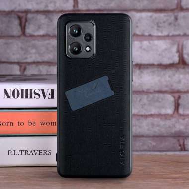 Case Realme 9i Case Aioria Textile Cloth Pattern Original Realme 9i Black
