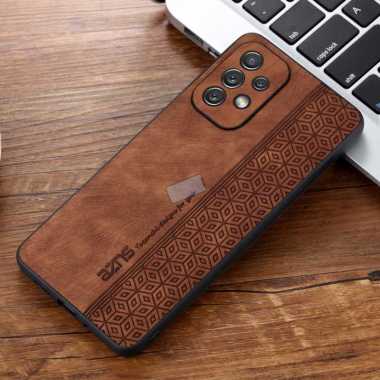 Case Aesthetic Samsung A33 Original Azns Luxury Aesthetic Retro Case Cokelat