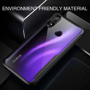 Oppo Realme 3 Pro Rzants Original Hard Soft Armor Case Realme 3 Pro Hitam