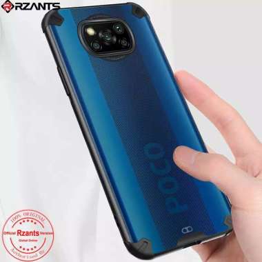 Case Xiaomi Poco X3 NFC Star Shine Original Hard Soft Bumper Case Poco Hitam