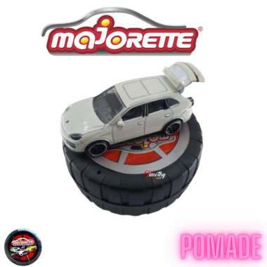 Diecast Majorette Pomade Porsche Cayenne Putih New Loose Open Bagasi
