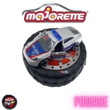 Diecast Majorette Pomade Porsche Panamera Polizei New Loose Open Door
