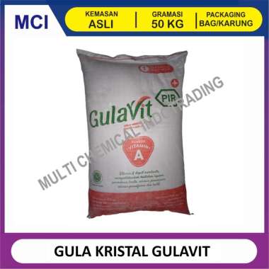 GULAVIT GULA KRISTAL - 1 BAG 50 KG / GULA PASIR GULAVIT