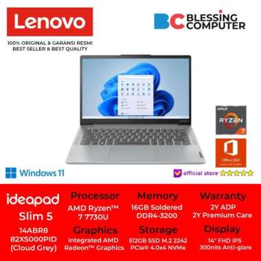 LENOVO IdeaPad Slim 5 Light 14ABR8 82XS000PID Ryzen 7 7730U 16GB 512GB