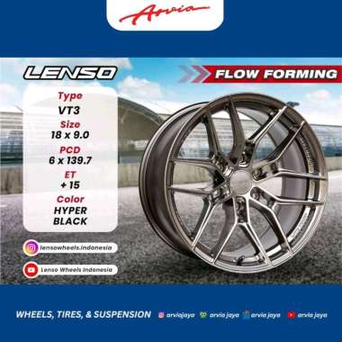 Velg Lenso VT3 9-18 6x139,7 ET15 Colour Hyper Black