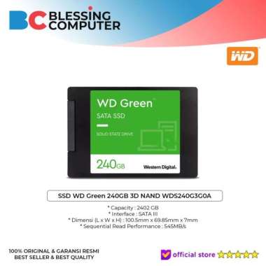 SSD WD Green 240GB 3D NAND WDS240G3G0A