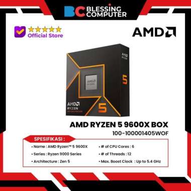 Processor AMD RYZEN 5 9600X BOX 100-100001405WOF