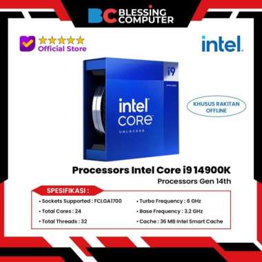 Processors Intel Core i9 14900K / Processors Gen 14th