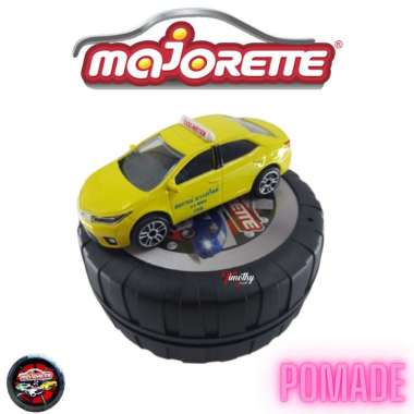 Diecast Majorette Pomade New Loose Mix Varian VW Nissan Merce Hilux Altis Taxi Kuning