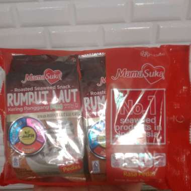 Mamasuka rumput laut rasa pedas