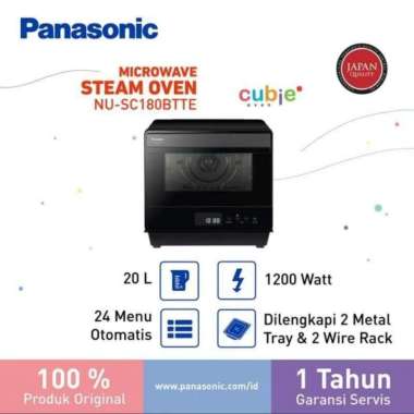 PANASONIC Microwave Steam Oven Air Fryer Cubie NUSC180 NU-SC180BTTE
