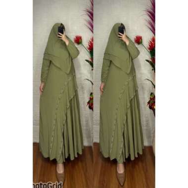 GAMIS SET HIJAB SYAR'I GAMIS CERUTY SWAROVSKI GAMIS BUSUI GAMIS SYARI SERUTI SERAGAMAN MARAWIS PENGA