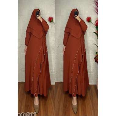 GAMIS SET HIJAB SYAR'I GAMIS CERUTY SWAROVSKI GAMIS BUSUI GAMIS SYARI SERUTI SERAGAMAN MARAWIS PENGA