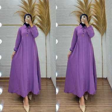 GAMIS CRINGKEL KEKINIAN GAMIS CANTIK DAN MEWAH GAMIS CRINCLE MODIS KRINGKEL LEMBUT ADEM Ld120cm (Jum
