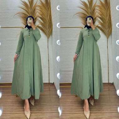 GAMIS CRINGKEL KEKINIAN GAMIS CANTIK DAN MEWAH GAMIS CRINCLE MODIS KRINGKEL LEMBUT ADEM Ld120cm (Jum