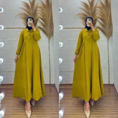GAMIS CRINGKEL KEKINIAN GAMIS CANTIK DAN MEWAH GAMIS CRINCLE MODIS KRINGKEL LEMBUT ADEM Ld120cm (Jum