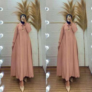 GAMIS CRINGKEL KEKINIAN GAMIS CANTIK DAN MEWAH GAMIS CRINCLE MODIS KRINGKEL LEMBUT ADEM Ld120cm (Jum